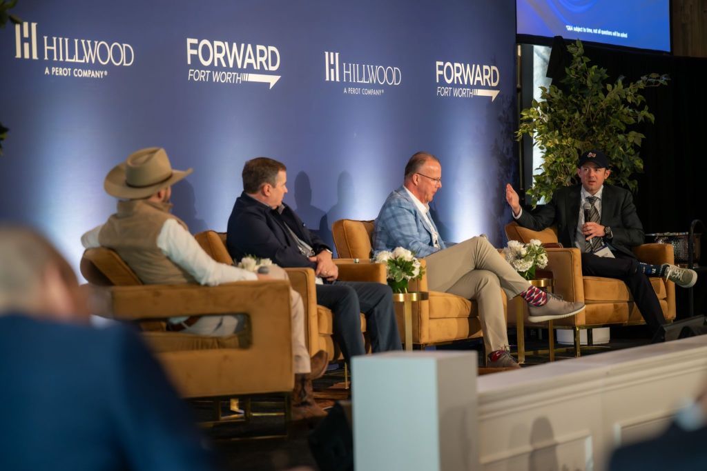 Phillip Sarofim and panelists at Forward Fort Worth